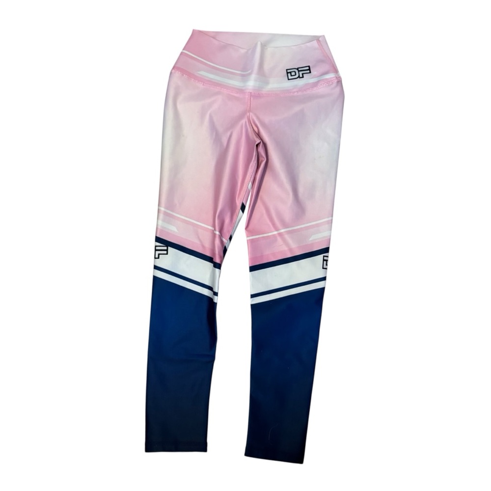Women's Athletic Pink and Blue Leggings